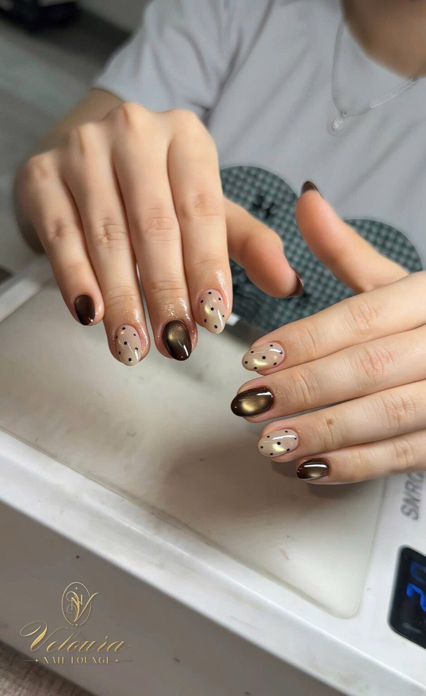 Custom nail art design — Veloura Nail Lounge, Wrightsboro Rd Augusta