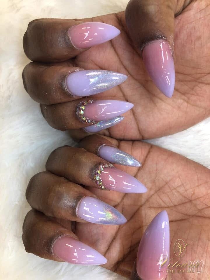 Custom nail art design — Veloura Nail Lounge, Wrightsboro Rd Augusta
